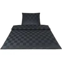 Elegante Bettwäsche 2244 Courage I Größe 80x80 155x200 cm I Farbe 9 Anthrazit I Reine Baumwolle