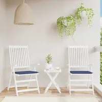 vidaXL "2026 Promotion" Palettenkissen 2 Stk. Marineblau 40x40x4 cm Oxford-Gewebe - Gartenmöbelauflagen MM686