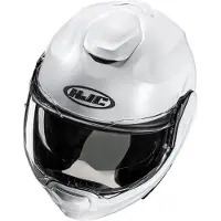 HJC F100 Solid Weiß Klapphelm Größe L