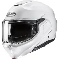 HJC F100 Solid Weiß Klapphelm Größe 2XL