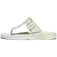 FitFlop Iqushion Adj Toe Post Sagebrush/Skywash Blue Größe EU 42