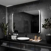 Alasta Badspiegel mit LED Beleuchtung - Oslo - 80 cm, 60 cm
