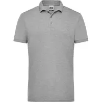 James & nicholson Pflegeleichtes und strapazierfähiges Polo grey-heather, Gr. 3XL