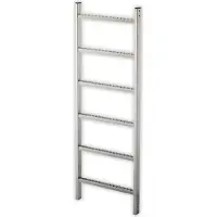 Hailo Schachtleiter 400mm lichte Weite Edelstahl 1.4301 / ASTM 304 mit 10 Sprossen 2,80m