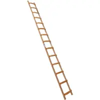 Euroline Holz Dachdeckerleiter 14 Sprossen