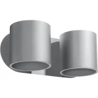 Sollux Wandleuchte ORBIS 2 grau 2xG9 8W Aluminium 10x12x26cm