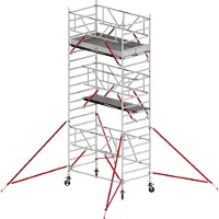 Altrex RS Tower 55-S mit Safe-Quick 8,8m Arbeitshöhe Holz-Plattform 3,05m
