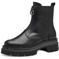 Tamaris Damen Plateaustiefeletten 16407-37, 16407-38, 16407-39, 16407-40, 16407-41, 16407-42, 16408-36, 16408-37, 16408-38, 16408-39, 16408-40, 16408-41 TAM-1-25413-41 BLACK LEATHER 40 [Schuhe Frau]