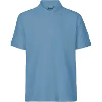 Neutral O20080 | Herren Classic Polo / 100% Fairtrade-Baumwolle - Farbe: Dusty Indigo - Größe: S