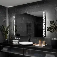 Alasta Badspiegel mit LED Beleuchtung - Toronto - 160 cm, 100 cm