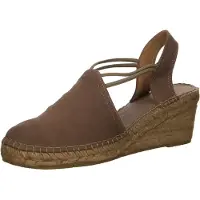 Toni pons Espadrilles Damen Tremp Taupe Wildleder