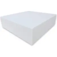 Dibapur WHITE: (90x200x15 cm) Orthopädische Kaltschaummatratze / Akustikschaumstoff - H2 - Ohne Bezug - Germany