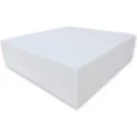 Dibapur WHITE: (60x200x8 cm) Orthopädische Kaltschaummatratze / Akustikschaumstoff - H2 - Ohne Bezug - Germany