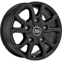 MSW 18 Zoll Alufelge 48 van 18"x7.5" 5x130 PCD ET53 78.1mm Felge Schwarz
