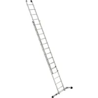 Euroline Premium 302 Schiebeleiter 2x14 Sprossen mit Vario-Traverse