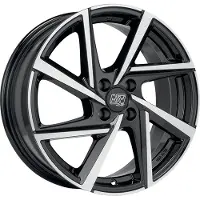 MSW Alufelge 80-4 7X17 4X100 Et 37 Gloss Black Full Polished