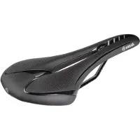 Velo Fit Athlete FC, Fahrradsattel, Straßenrennen, Unisex, Schwarz, Einfarbig, 13,4 cm