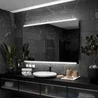 Alasta Badspiegel mit LED Beleuchtung - Hobart - 160 cm, 60 cm