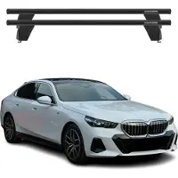 Menabo Dachträger Grundträger für BMW 5 G60 2024-2025 Alu Schwarz 2tlg