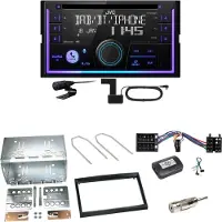 JVC KW-DB95BT Bluetooth Digitalradio Einbauset für Peugeot 307 Citroen C2 C3