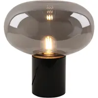 Olucia - ALAN - Tischlampe - Grau / Schwarz