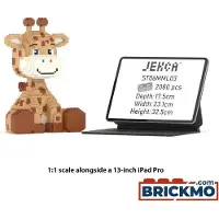 Jekca Bricks Giraffe Money Bank 01 ST06MML03