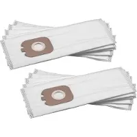 VHBW 10x Staubbeutel kompatibel mit Rowenta Powerline Eco RH7456, RH7637IA, RH7648IA, RH 7655, RH7655IA, RH7665IA Staubsauger - 30cm x 13cm Weiß