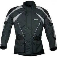GMS Twister Motorrad Textiljacke, schwarz/grau, S