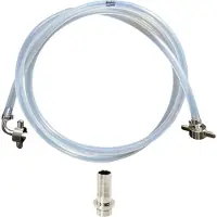 BieTal Bier Schlauch Leitung 300cm Messing Tülle 7 mm Bierschlauch Zapfanlage