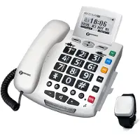 Geemarc Telecom Geemarc PACK SERENITIES Notruftelefon mit Fallsensor Armband - Deutsche Version