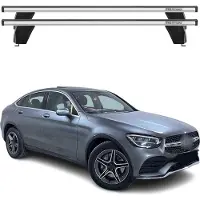 Menabo Dachträger Grundtäger für Mercedes GLC C253 2020-2022 75kg Alu Silber 2x