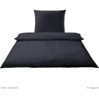 Elegante Seersucker Bettwäschegarnitur Chelsea Farbe weiss Größe 240x220+2x80x80cm
