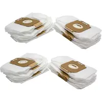 VHBW 20x Staubbeutel kompatibel mit Nilfisk-Alto 320, 540 King, 520, 330, 814 460 00 / 81446000, 530 Staubsauger - 29cm x 17cm Weiß