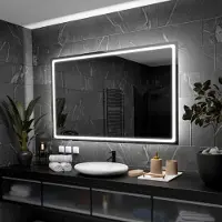 Alasta Badspiegel mit LED Beleuchtung - Houston - 190 cm, 70 cm
