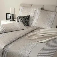 JOOP! Mako-Satin-Bettwäsche Leo Farbe cream Größe 200x220+2x40x80