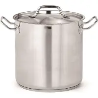 CombiSteel Gemüsetopf Hoch Edelstahl + Deckel¸24 10L