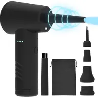 Brixy 4-in-1-Druckluftdüsen – Druckluft – 53.000 U/min – Blasen und Saugen – Compressed Air – kabell
