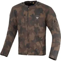 Merlin Covert Camo Braun Motorrad Wachsjacke Größe S