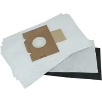 VHBW 5x Staubbeutel Ersatz für Fakir 2410805 für Staubsauger - 29,5cm x 18cm Weiß