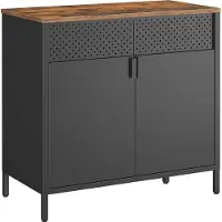 Songmics Sideboard Küchenschrank, verstellbarer Einlegeboden, 80x40x76 cm