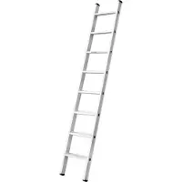 Iller-Leiter Iller Stufen-Anlegeleiter Alu Ergo Plus ohne Traverse mit 8 Stufen 3,33m AH