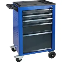 ADB Werkstattwagen BASIC, 5 Schubladen, blau