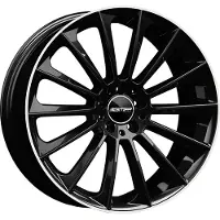 Gmp Alufelge Stellar 7.5X18 5X112 Et 45 Black Diamond Lip