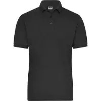 James & nicholson Polo aus weichem Elastic-Piqué black, Gr. XXL
