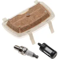 VHBW Luft-Filter, Kraftstofffilter, Zündkerze kompatibel mit Stihl MS 171, 201, 181, 211 Motorsäge, Kettensäge - Wartungsset