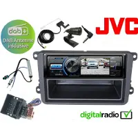 DSX JVC TFT Bluetooth DAB+ USB Radio Antenne inkl passend für VW Golf 5 V Bj 03-08