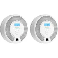 X-Sense SC07 Kombimelder 2er-Pack – 2 Kombimelder – Rauch und Kohlenmonoxid – 10 Jahre Batterie und 360° Sensor – Rauchmelder und Kohlenmonoxidmelder