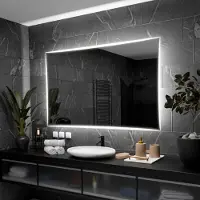 Alasta Badspiegel mit LED Beleuchtung - Lisbon - 200 cm, 70 cm