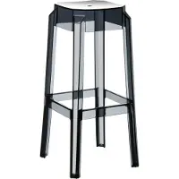 TPFLiving Barhocker Faxi Schwarz