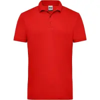 James & nicholson Pflegeleichtes und strapazierfähiges Polo red, Gr. L